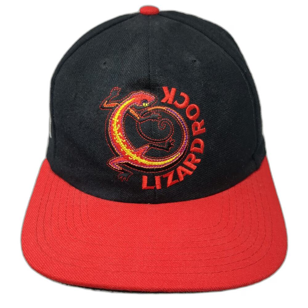 Marlboro Baseball Cap Black Red Vintage Rock Lizard Adventure Team Wool Hat